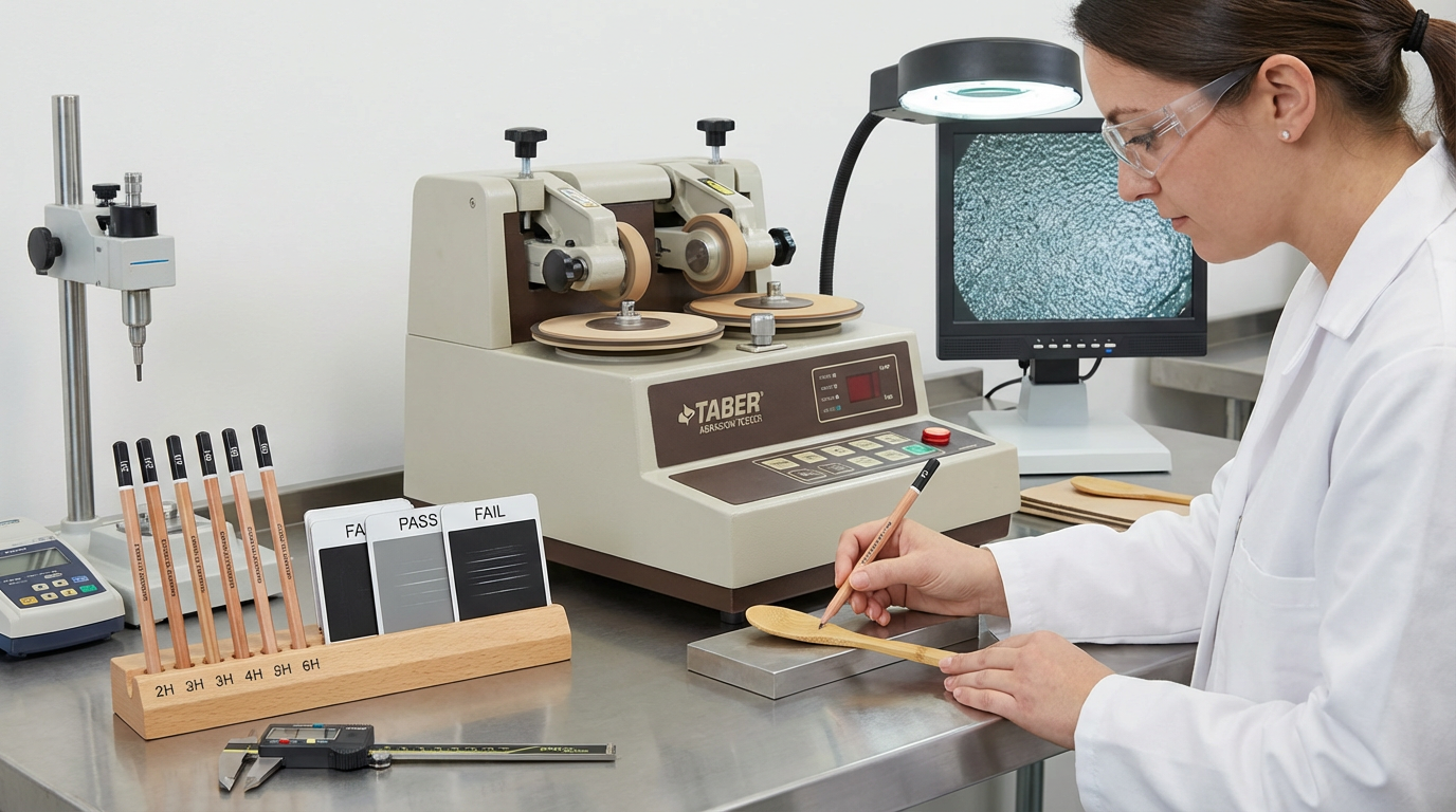 環保餐具的表面硬度與耐刮性能測試標準