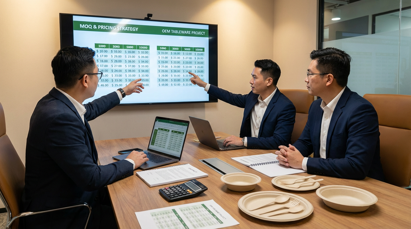 環保餐具 OEM 專案的最小起訂量(MOQ)與價格階梯策略