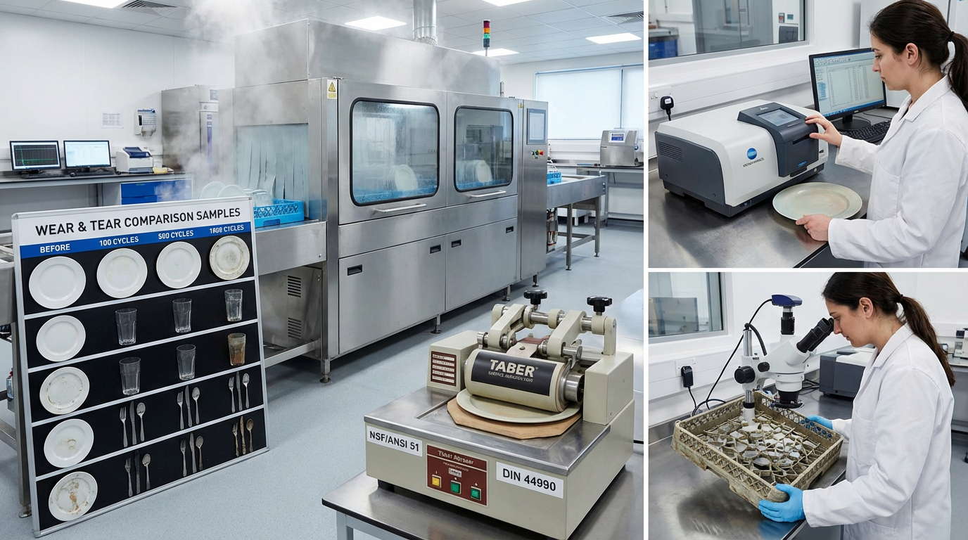 環保餐具的洗碗機耐久性測試與清洗循環壽命評估