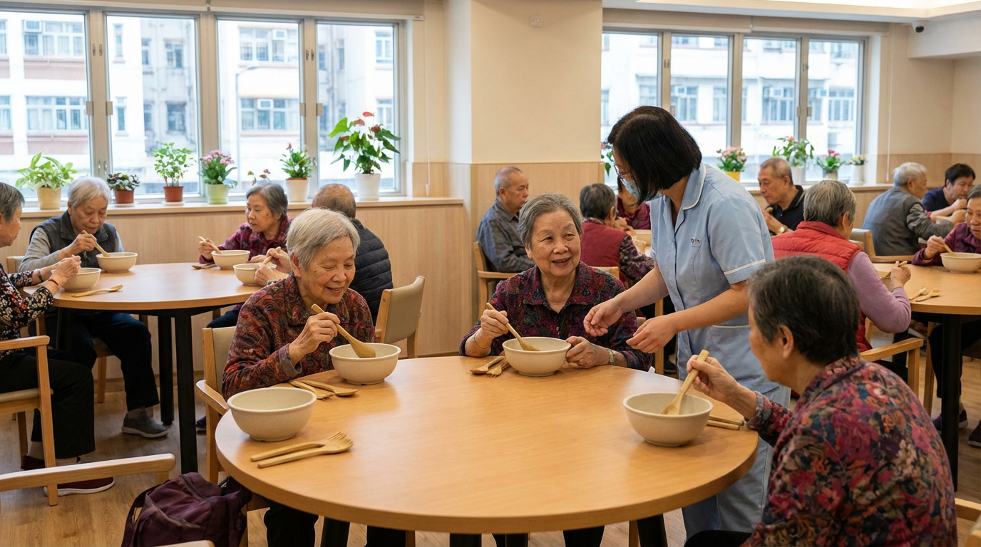 香港安老院舍環保餐具的人性化設計與採購考量