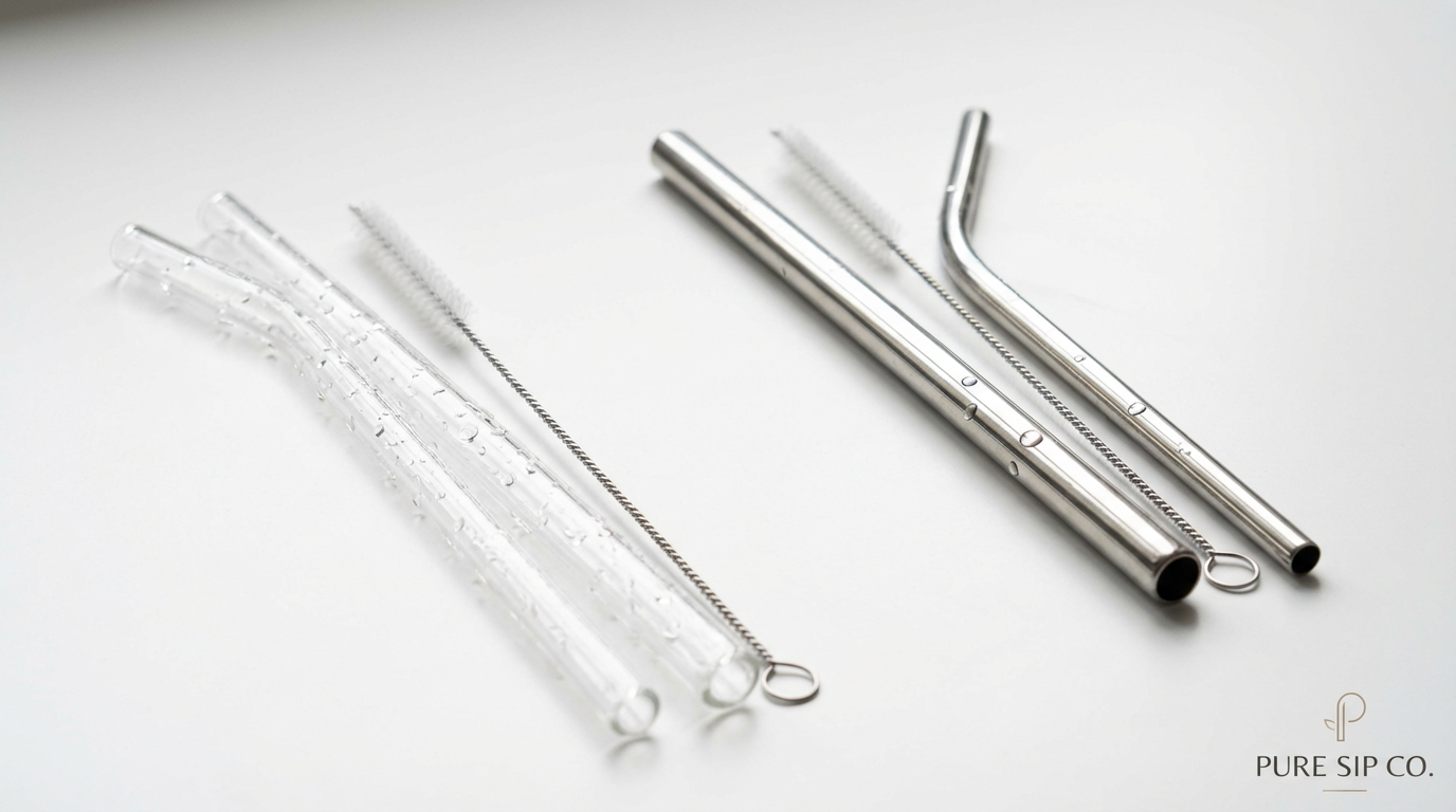玻璃吸管與不鏽鋼吸管的材質特性與使用壽命比較