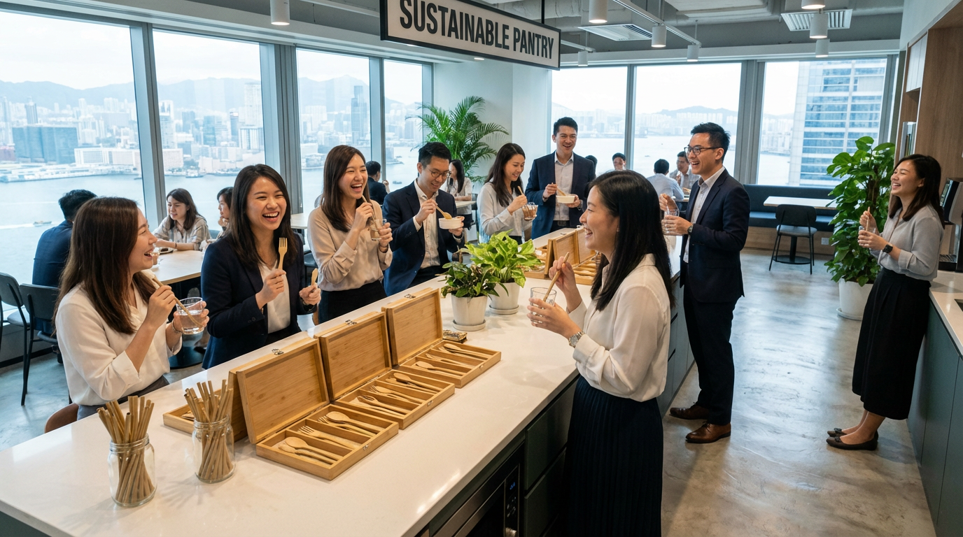 香港寫字樓環保餐具的員工福利規劃與採購成本控制