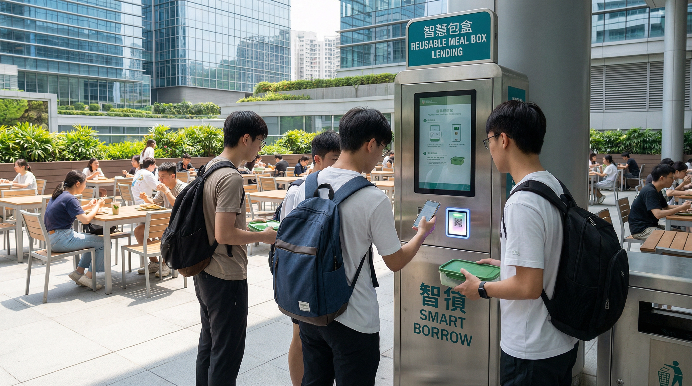 香港八大院校餐盒借用計劃的實施經驗