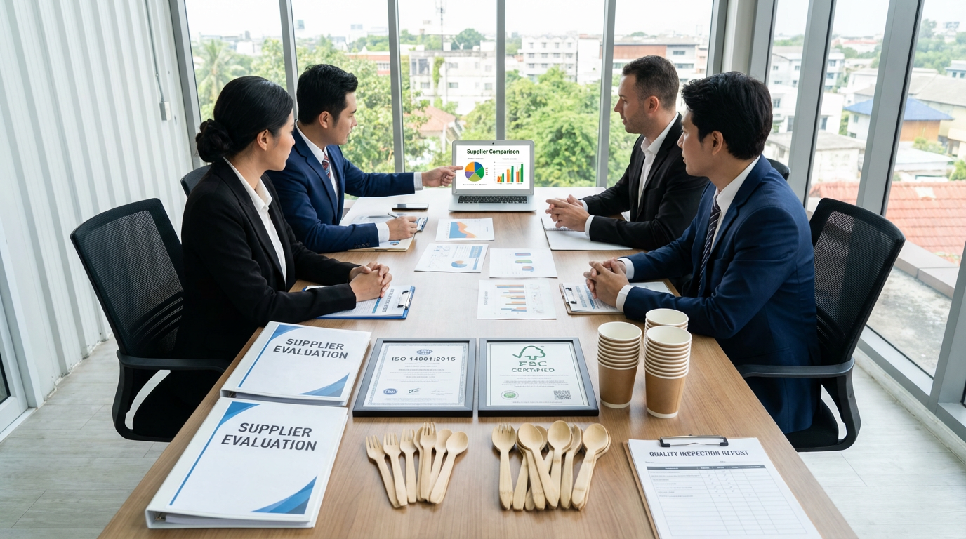 評估非塑膠餐具供應商的五個關鍵指標