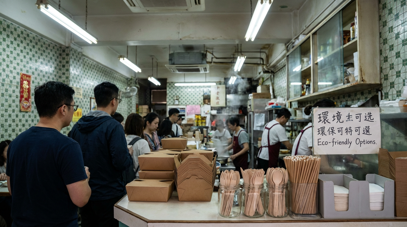 香港茶餐廳轉用非塑膠餐具的實戰經驗